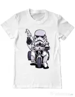 Tricou ADLER barbat Little tooper Alb
