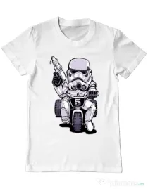 Tricou ADLER barbat Little tooper Alb