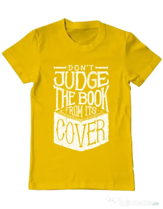Tricou ADLER barbat Book cover Galben