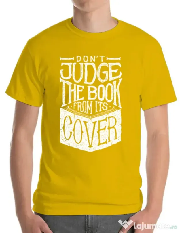 Tricou ADLER barbat Book cover Galben