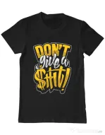 Tricou ADLER barbat Don't give a shit Negru