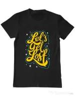 Tricou ADLER barbat Let\'s get lost Negru