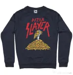 Bluza ADLER barbat Pizza slayer Denim inchis
