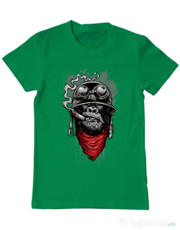 Tricou ADLER barbat Ape of duty Verde mediu