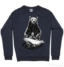 Bluza ADLER barbat Bearware Denim inchis