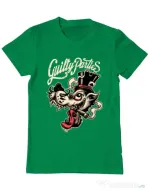 Tricou ADLER barbat Guilty parties Verde mediu
