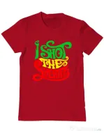 Tricou ADLER barbat I shot the sheriff Rosu