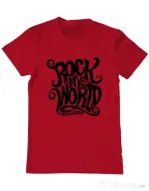 Tricou ADLER barbat Rock my world Rosu