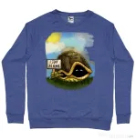 Bluza ADLER barbat I stay home Albastru melanj