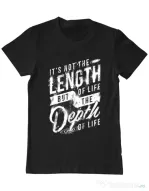 Tricou ADLER barbat Depth of life Negru