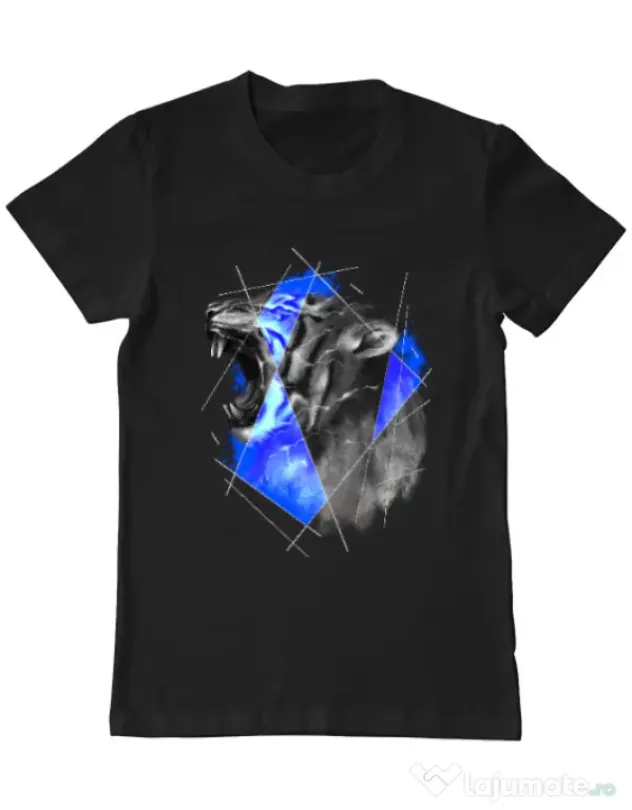 Tricou ADLER barbat Electro tiger Negru