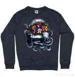 Bluza ADLER barbat Space bloom Denim inchis