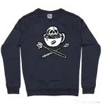 Bluza ADLER barbat Death before decaf Denim inchis