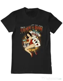 Tricou ADLER barbat The lucky is now Negru
