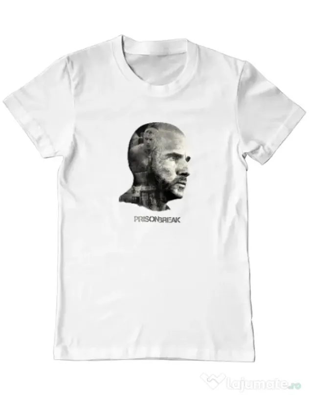 Tricou ADLER barbat Lincoln Alb