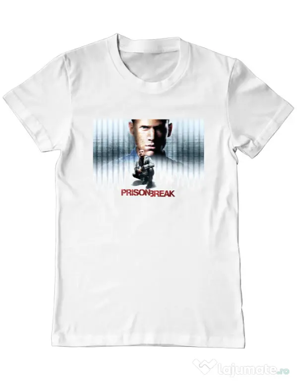 Tricou ADLER barbat Trapped Alb