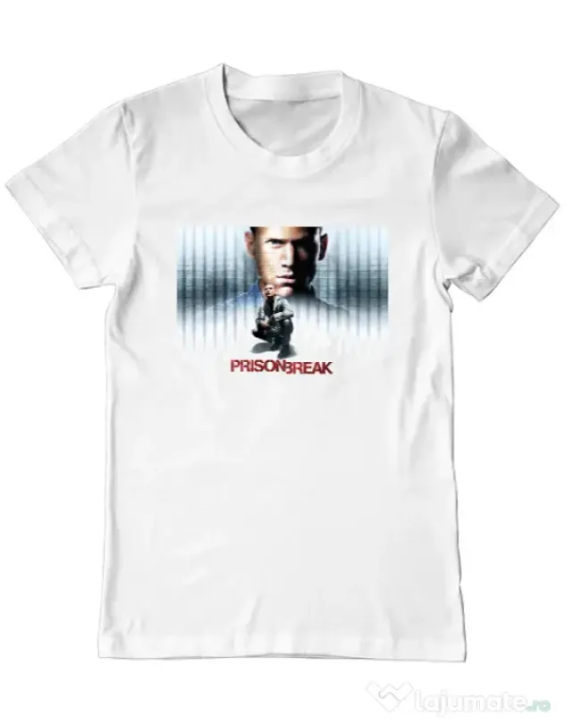 Tricou ADLER barbat Trapped Alb