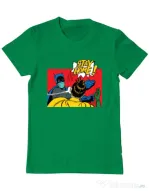 Tricou ADLER barbat Stay home Robin Verde mediu