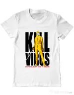 Tricou ADLER barbat Kill bill Alb