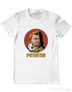 Tricou ADLER barbat Putin Tin Alb