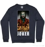 Bluza ADLER barbat Joker flames Denim inchis