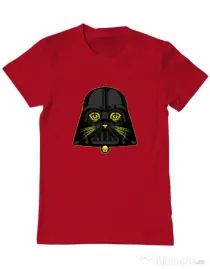 Tricou ADLER barbat Cat Vader Rosu
