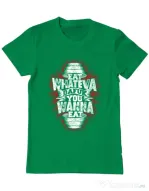 Tricou ADLER barbat Eat what you want Verde mediu