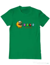 Tricou ADLER barbat Impostor detected Verde mediu