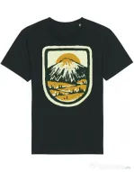 Tricou STANLEY STELLA barbat Hand drawn mountains Negru
