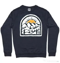 Bluza ADLER barbat Mountain beauty Denim inchis