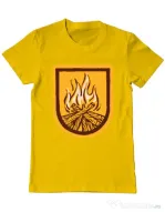 Tricou ADLER barbat Bonfire Galben