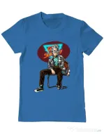 Tricou ADLER barbat Sanchez Albastru azuriu