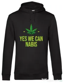 Hoodie barbat cu gluga We can Negru