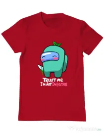 Tricou ADLER barbat Trust me Rosu