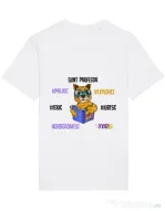 Tricou STANLEY STELLA barbat Sacoșa profesor Alb
