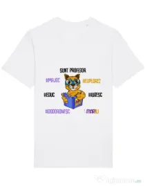 Tricou STANLEY STELLA barbat Sacoșa profesor Alb