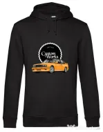 Hoodie barbat cu gluga Yellow E30 Negru