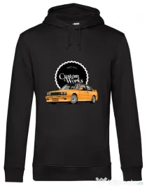 Hoodie barbat cu gluga Yellow E30 Negru