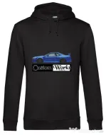 Hoodie barbat cu gluga GTR R34 Negru