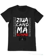 Tricou ADLER barbat ziua cand ma schimb Negru
