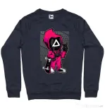 Bluza personalizata barbat Squid Game 4 Denim inchis