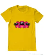 Tricou personalizat barbat Squid Squad Galben