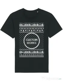 Tricou STANLEY STELLA barbat CW Christmass white Negru