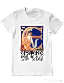 Tricou personalizat barbat Epstenie siesi nu si-au luat dzilele Alb