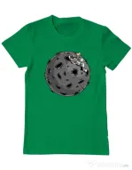 Tricou personalizat barbat Chill Astronaut Verde mediu