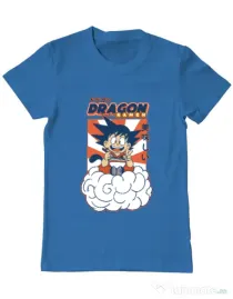 Tricou personalizat barbat Dragon Ramen Albastru azuriu