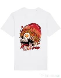 Tricou STANLEY STELLA barbat spicy skull Alb