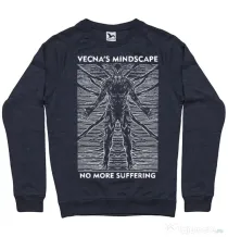 Bluza personalizata barbat vecna's mindscape Denim inchis