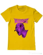 Tricou personalizat barbat HEADSHOT Galben