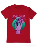 Tricou personalizat barbat EYE SEE Rosu